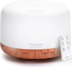 asakuki oil diffuser, homesmartliving, bedroom